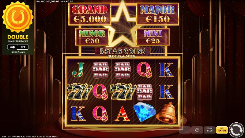 5 Star Coins: Hold And Win