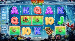 Big Bass Xmas Frozen Lake demo play free 1