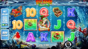 Big Bass Xmas Frozen Lake demo play free 2