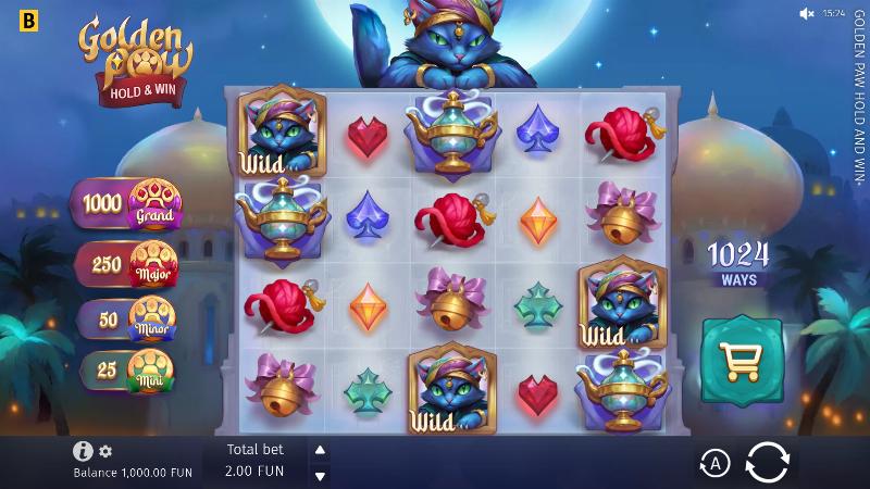 Golden Paw Hold & Win