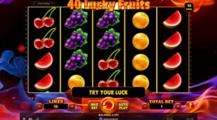 40 Lucky Fruits demo play free 2