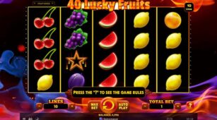 40 Lucky Fruits demo play free 3
