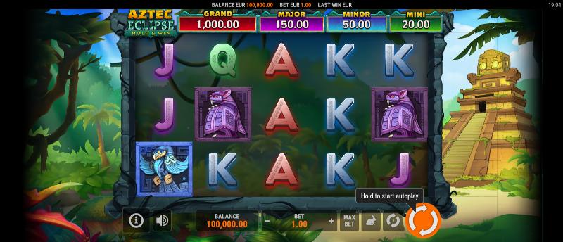 Aztec Eclipse Hold And Win