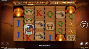 Eye Of Horus The Golden Tablet Megaways demo play free 2