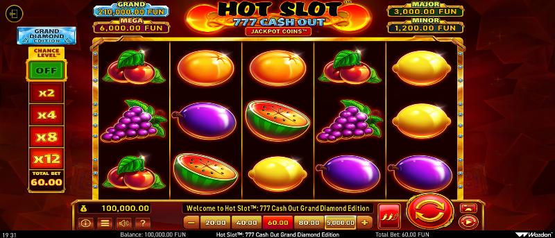 Hot Slot: 777 Cash Out Grand Diamond Edition