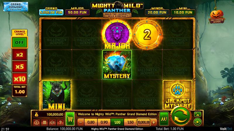 Mighty Wild: Panther Grand Diamond Edition Halloween Jackpots