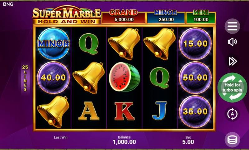 Super Marble: Hold And Win