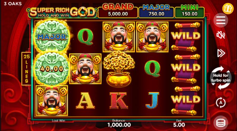 Super Rich God: Hold And Win