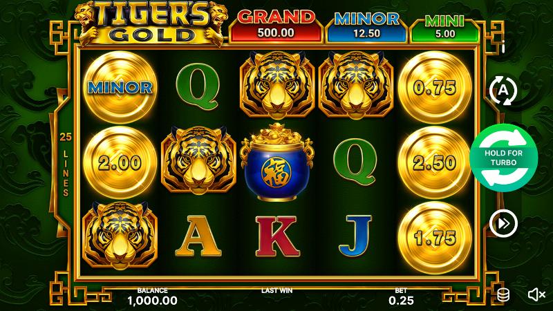 Tiger’s Gold: Hold And Win