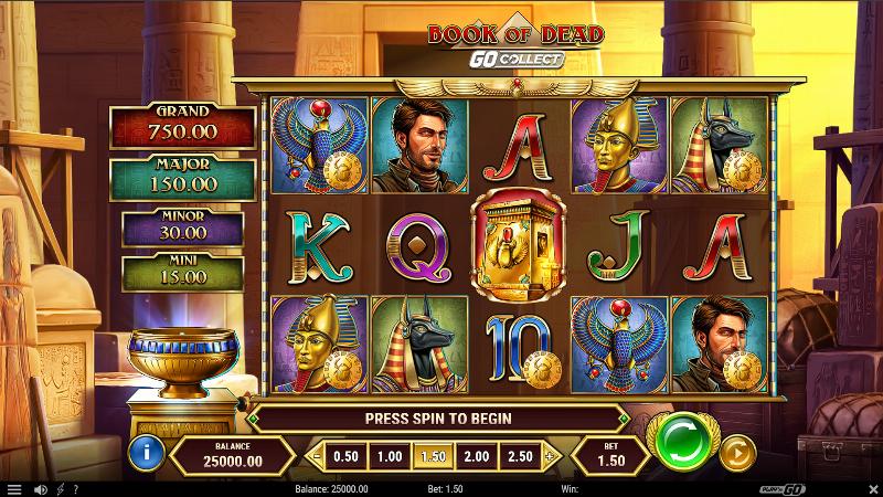 Book Of Dead Go Collect