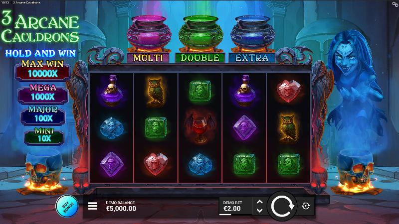 3 Arcane Cauldrons