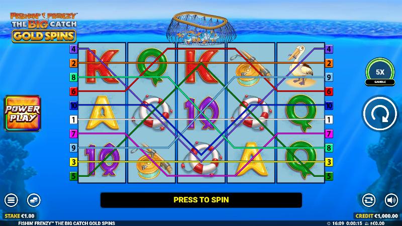 Fishin’ Frenzy The Big Catch Gold Spins