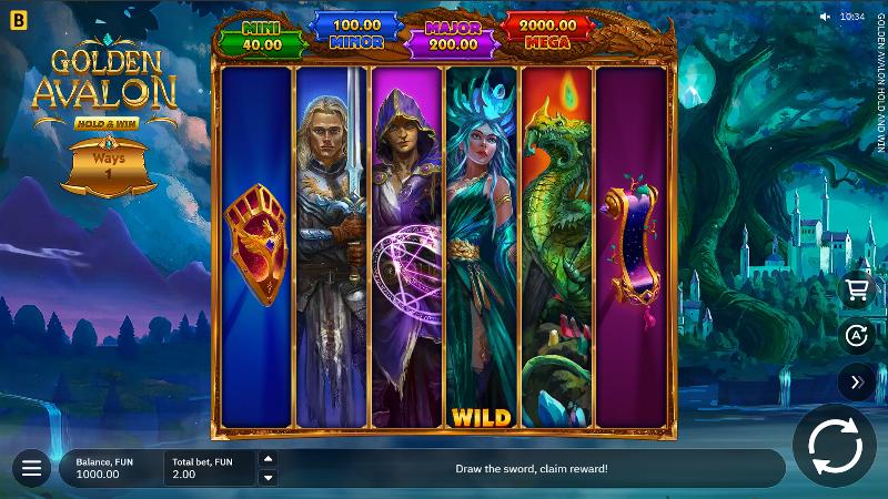 Golden Avalon Hold & Win