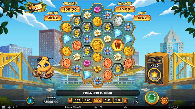 Honey Rush Black And Yellow