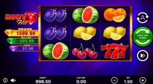 Ruby Hit: Hold And Win demo play free 0