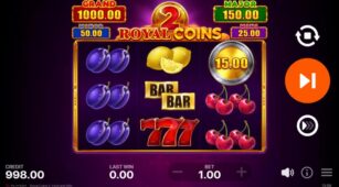 Royal Coins 2: Hold And Win demo play free 0