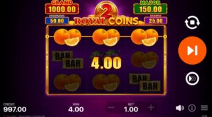 Royal Coins 2: Hold And Win demo play free 1