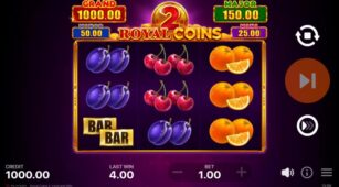 Royal Coins 2: Hold And Win demo play free 2