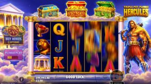 Triple Pot Plinko Hercules demo play free 0