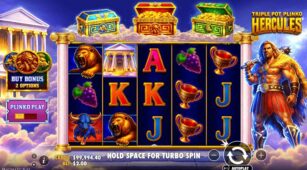 Triple Pot Plinko Hercules demo play free 2