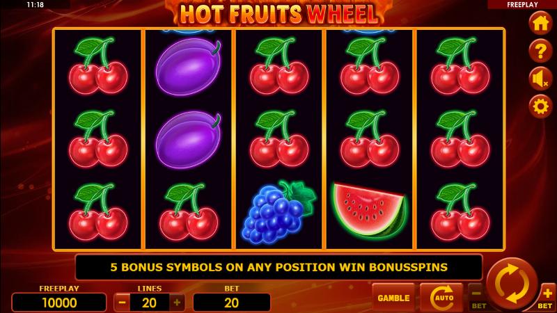 Hot Fruits Wheel