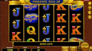 Pharaohs Gold 20 demo play free 2