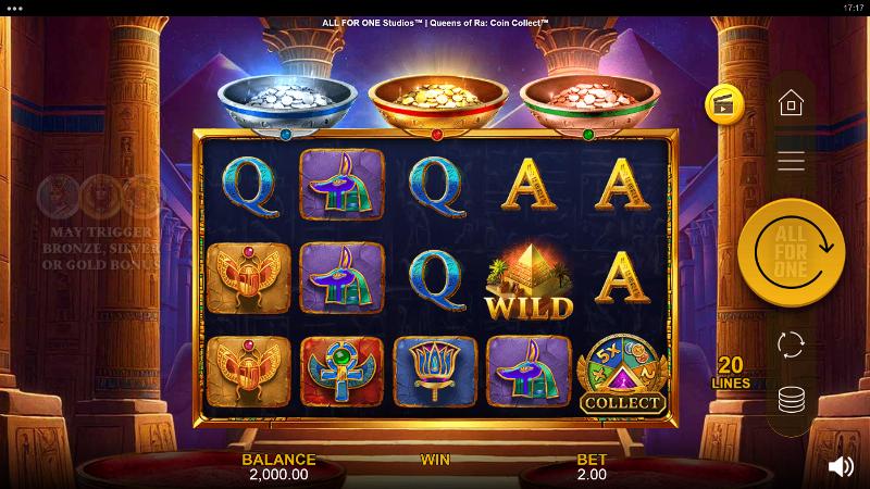 Queens Of Ra Coin Collect King Millions