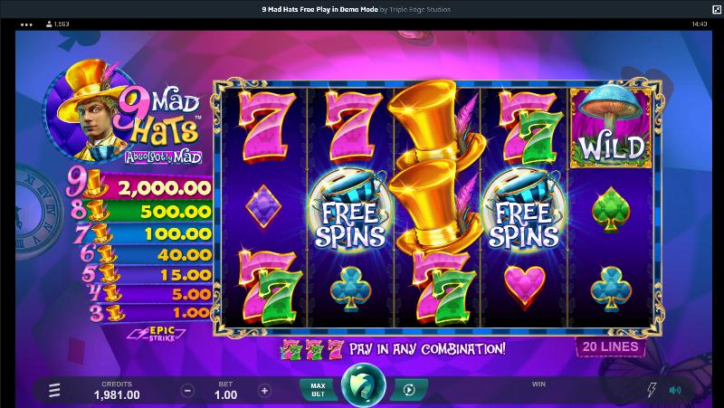 9 Mad Hats
