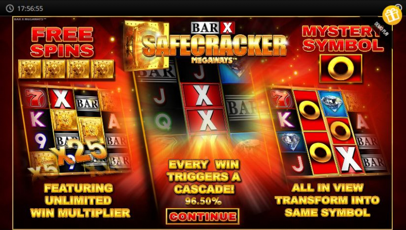 Bar-X Safecracker Megaways