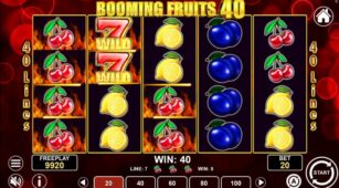 Booming Fruits 40 demo play free 2