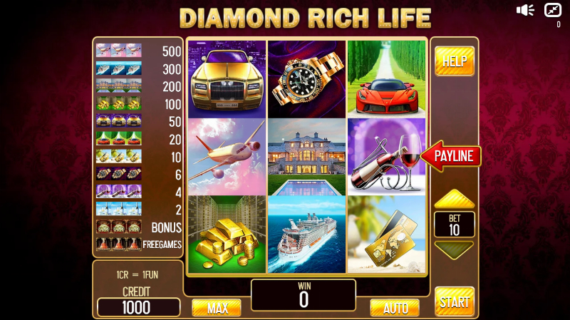 Diamond Rich Life Pull Tabs