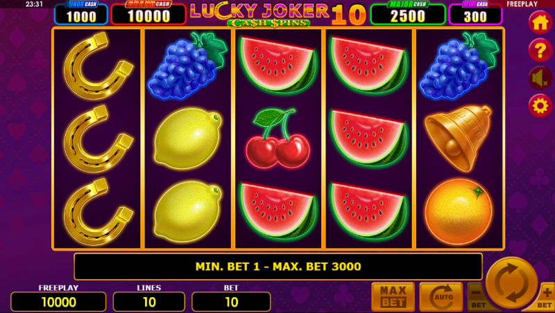 Lucky Joker 10 Cash Spins