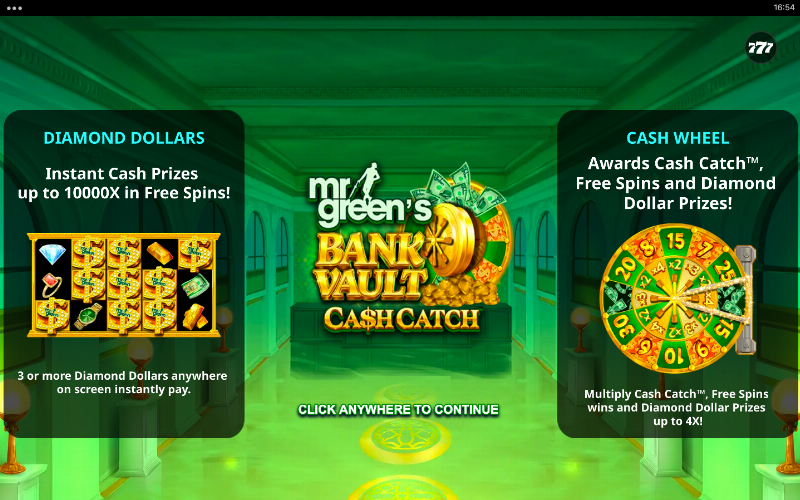 Mr Green’s Bank Vault
