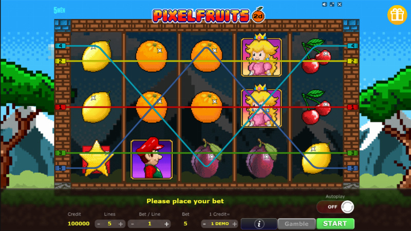 Pixel Fruits 2D
