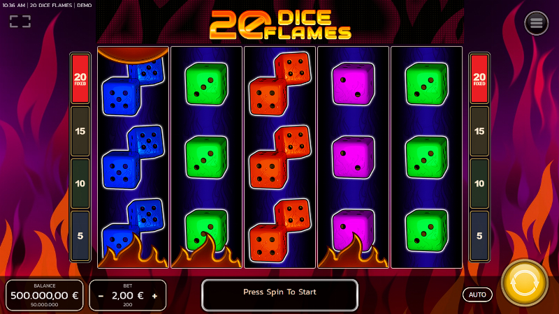 20 Dice Flames