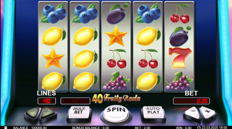 40 Fruity Reels
