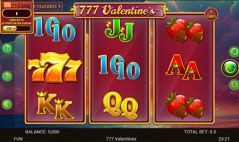 777 Valentine’s