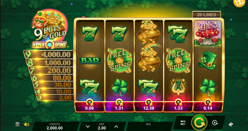 9 Pots Of Gold Hyperspins