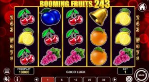Booming Fruits 243 demo play free 2