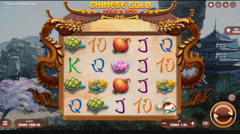 Chinese Gold Hold And Spin