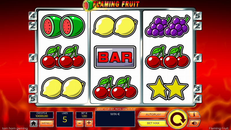 Flaming Fruit (Tom Horn Gaming)
