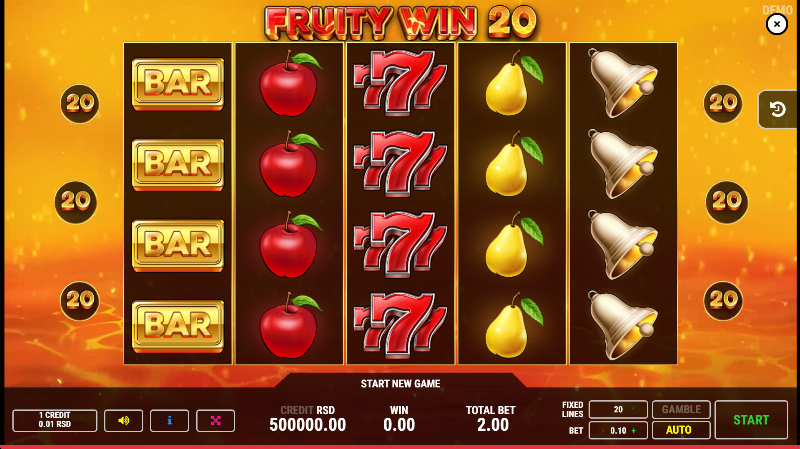 Fruity Win 20