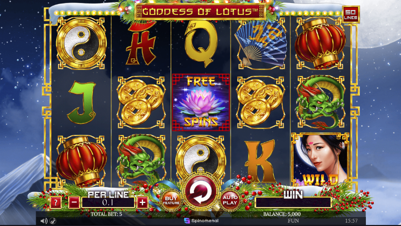 Goddess Of Lotus Christmas Edition