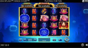 Kings Court Gem Splash demo play free 2