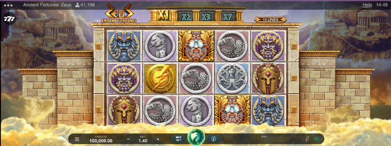 Ancient Fortunes: Zeus