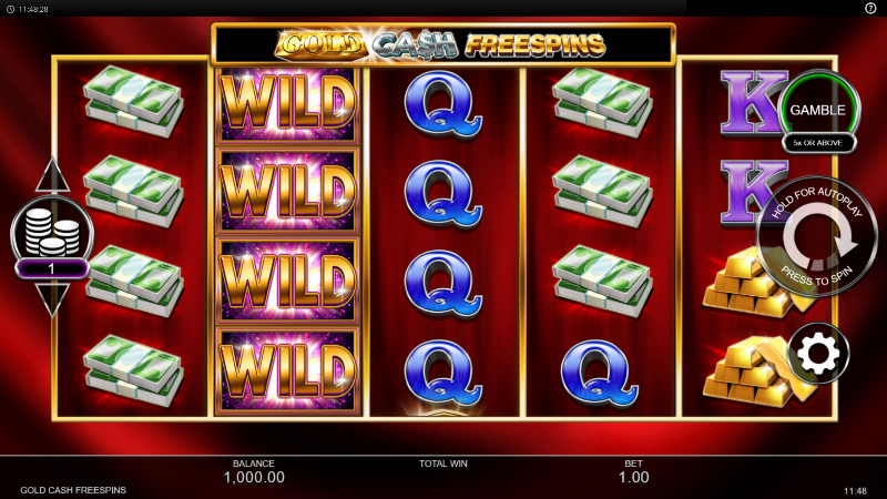 Gold Cash Free Spins