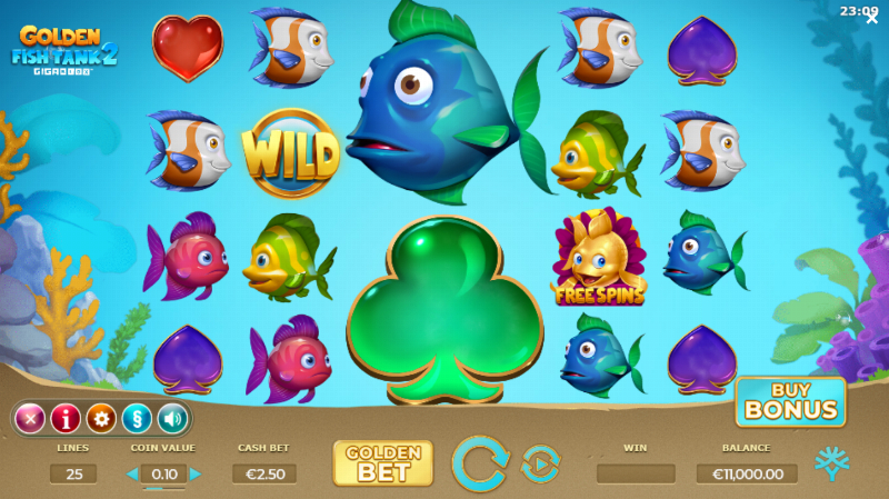 Golden Fish Tank 2 Gigablox