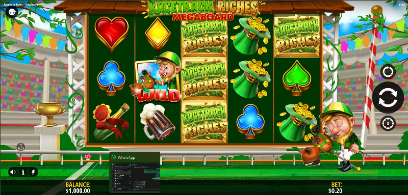 Racetrack Riches Megaboard