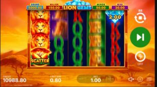 Lion Gems: Hold and Win demo play free 3