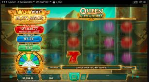 Queen of Alexandria WowPot demo play free 1